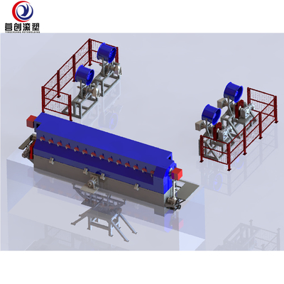 comprar Máquinas de rotomoldeo de roca y rollo de plástico PE/máquina de fabricación de barcos online manufacture