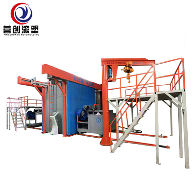 comprar Velocidad plástica de la máquina de la fabricación del tanque de Rotomoulding de 2 brazos ajustable online manufacture