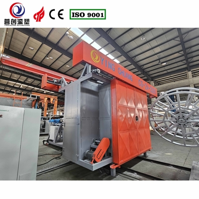 comprar Equipo de moldeo por rotación controlado por PLC con velocidad de rotación ajustable online manufacture