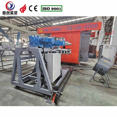 comprar Máquina de moldeado por rotación de velocidad de rotación ajustable controlada por PLC para la producción de bolas picantes online manufacture