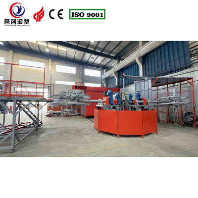 comprar Equipo de moldeo por rotación de planta de fabricación con modo de enfriamiento por aire personalizable online manufacture