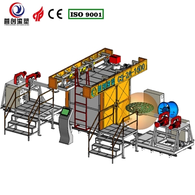 comprar Instalación de fabricación de sistemas de control automático Máquina de moldeo rotativo de transbordadores online manufacture