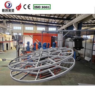 comprar 4 brazo 5 estación 3,5 metros de horno carrousel bi-axial rotomoulding máquina online manufacture