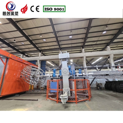 comprar Máquina de rotomoldeo biaxial con enfriamiento por aire, control automático y calentamiento eléctrico online manufacture
