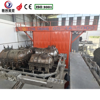 comprar Yingchuang CS-4A-5000 Máquina de moldeo rotativo de lanzadera 700000 Kcal Refrigeración por aire online manufacture