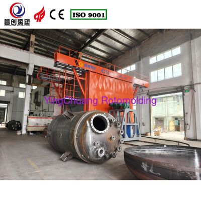 comprar Temperatura de moldeo 200400 grados centígrados Máquina de moldeo rotativo de lanzadera Modo de enfriamiento por aire que garantiza una salida de moho consistente y plástico Fabricación en línea