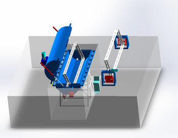 comprar El rock-and-roll fácil Rotomoulding del mantenimiento trabaja a máquina con control del PLC del delta online manufacture
