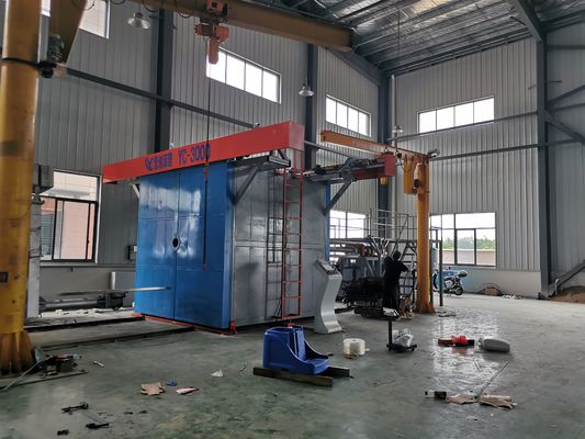 comprar Máquina de rotomoldeo de lanzadera del sistema de control del PLC de alta capacidad para los tanques de agua online manufacture
