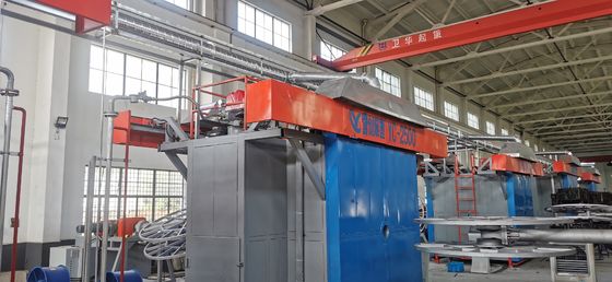comprar Máquina de moldeado por rotación con transbordador controlado por PLC Calentamiento de gas licuado online manufacture