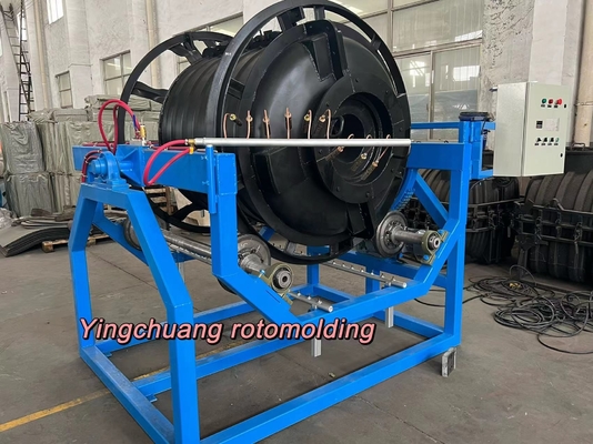 Máquina del rollo de la roca N de la llama abierta de Rotomolding para el tanque de agua