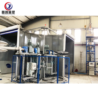 máquina de moldear rotatoria funcional multi 2500L para la fabricación plástica de los productos