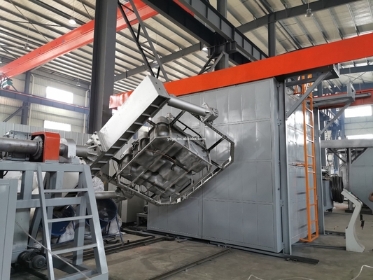 Equipo de moldeo rotacional de 380V/50Hz con PLC de Siemens para producir caja de enfriamiento