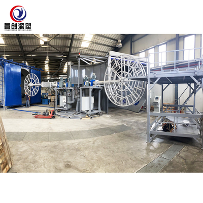 Equipo de rotomoldeo automático 63KW 1700*1100*5300 para planta de fabricación
