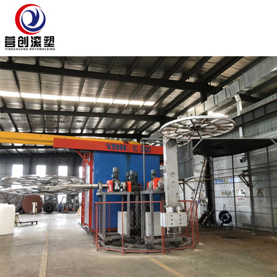 400T Max Pressure Rotary Moulding Machine para el grueso del molde de 0-50m m