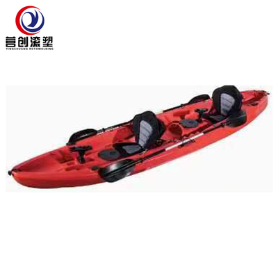 Viajes en el agua Kayak de molde rotativo personalizado para carreras de pesca