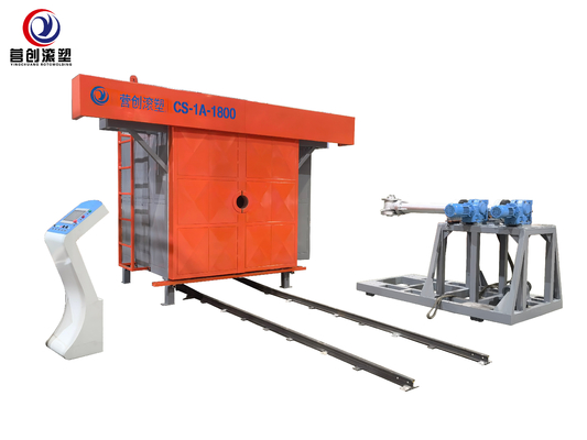 Fabricación de máquinas de moldeo rotativo con velocidad de rotación ajustable