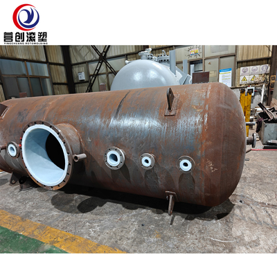 Tanques de almacenamiento SLP muy duraderos de plástico revestido de acero carbono con excelente resistencia química