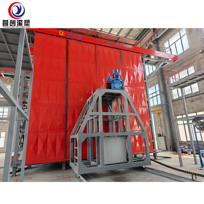 Máquina de moldeo rotativo / equipo de moldeo rotativo de control PLC con velocidad de rotación ajustable 15-30min
