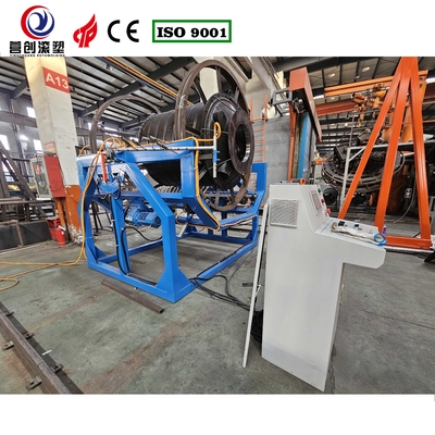 Máquina automática de moldeado de rotación con control Delta PLC