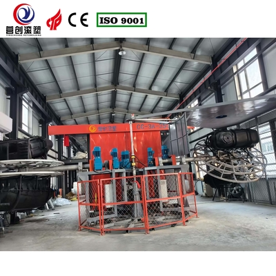 7.5kw potencia del motor principal dispositivo de fundición de giro para la producción de volumen 3000pcs/h velocidad