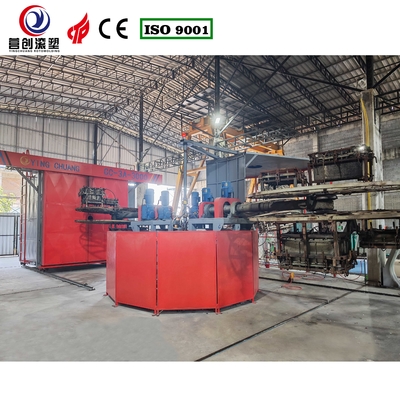 Máquina de fabricación de tanques de agua de moldeo rotativo con modo de enfriamiento por aire y larga vida útil