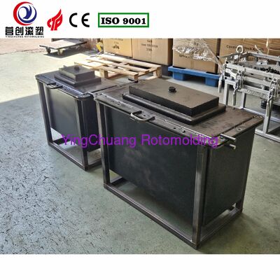Molde de moldeo de rotación biaxal de acero inoxidable personalizado para la producción de tanques de almacenamiento de agua de plástico LLDPE