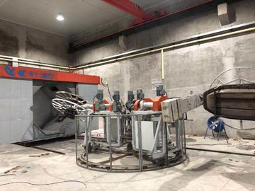 Máquina de moldeo rotativo de plástico para material de embalaje