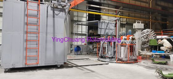 Máquina de moldear rotatoria del carrusel