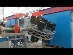 Máquina de moldeado por rotación de transbordadores