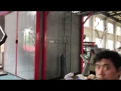 Máquina de moldeo rotativo de lanzadera de dos estaciones para planta de fabricación