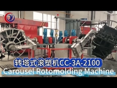 Máquina de moldeo de rotación de carrusel multifunción con sistema de control PLC