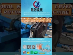 Yingchuang cubre el tanque de agua de 400L Rock And Roll Rotomoulding Machine con bajo ruido