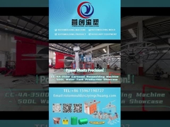 Máquina de rotomoldeo carrusel Yingchuang ROTO CC-4A-3500 de 4 brazos y 5 estaciones con horno de 3.5 metros