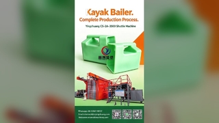 Máquina de rotomoldeo de lanzadera CS-2A-3500 | Proceso de producción completo para Kayak Bailer | Yingchuang Rotom